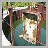 Round industrial reservoir of unknown purpose